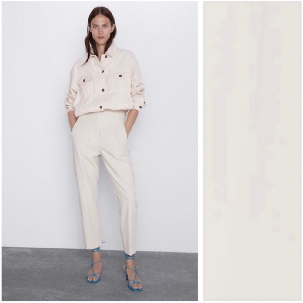 ZARA high waisted trousers - Picture 1 of 9